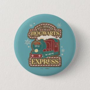 All Aboard the HOGWARTS™ Express Christmas Cookie 6 Cm Round Badge