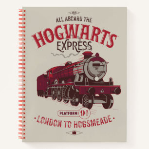 All Aboard The Hogwarts Express Notebook