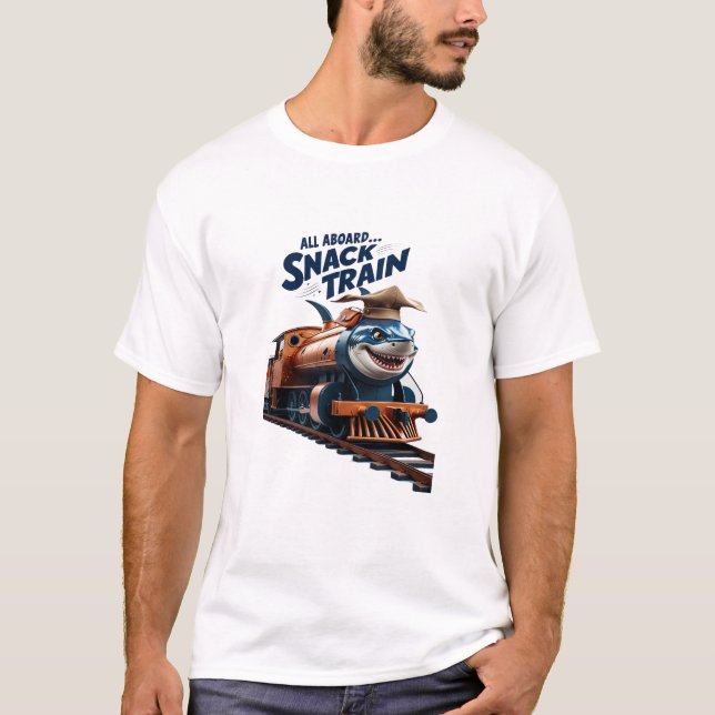 All Aboard... The Snack Train T-Shirt (Front)