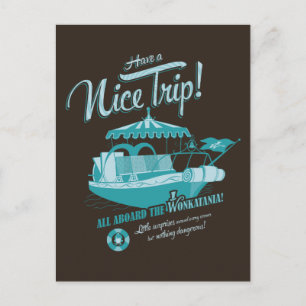 All Aboard The Wonkatania! Postcard