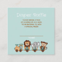 ALL ABOARD Train Fiesta Diaper Raffle