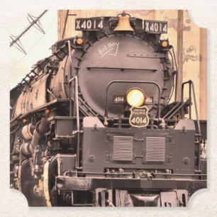 All Aboard Train Paper Coasters
