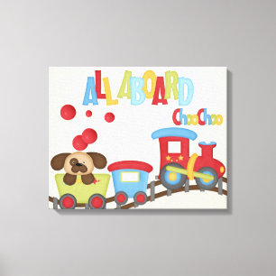 All Aboard Wrapped Canvas