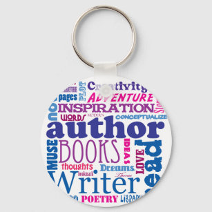 All About Authors! Key Ring