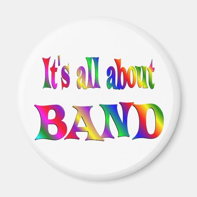 All About Band Magnet (Front)
