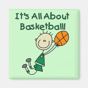 All About Basketball Tshirts and Gifts Magnet