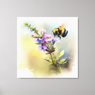 All About Bee's V Canvas Print