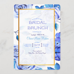 All About Blue Invitation