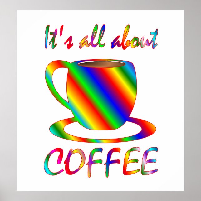 All About Coffee Poster (Front)