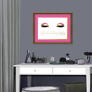 All About Dem Lashes Foil Prints