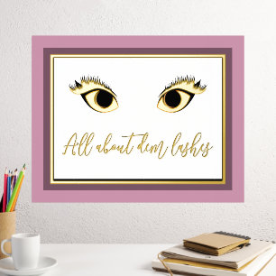 All About Dem Lashes Foil Prints