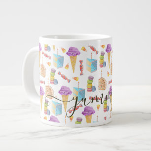 All About Desserts! Yummy Large Coffee Mug