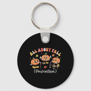 All About Fall Prevention Halloween Key Ring