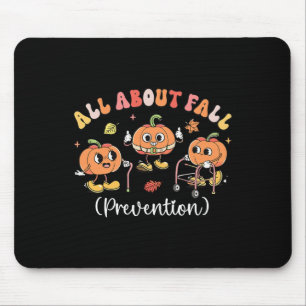 All About Fall Prevention Halloween Mouse Pad
