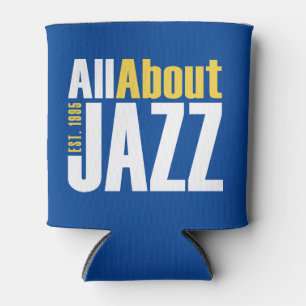 All About Jazz 12 oz Beverage CoolerCooler Can Cooler