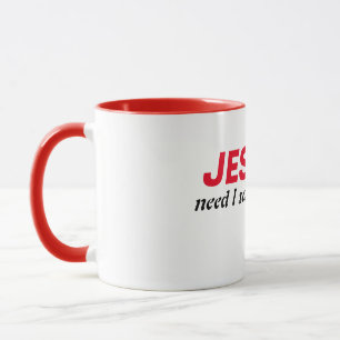 All about Jesus. Mug