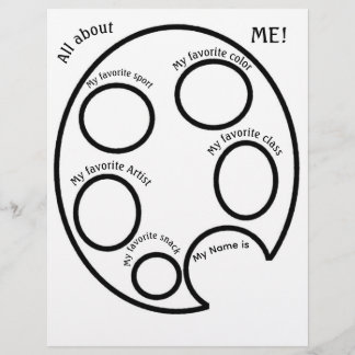 All about ME! Art Class Students Custom Letterhead