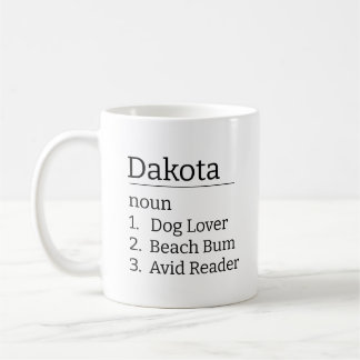 All About me Custom w Personality Traits Coffee Mug