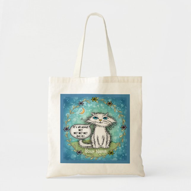 All About Me Scraggles Cat  Tote Bag (Front)