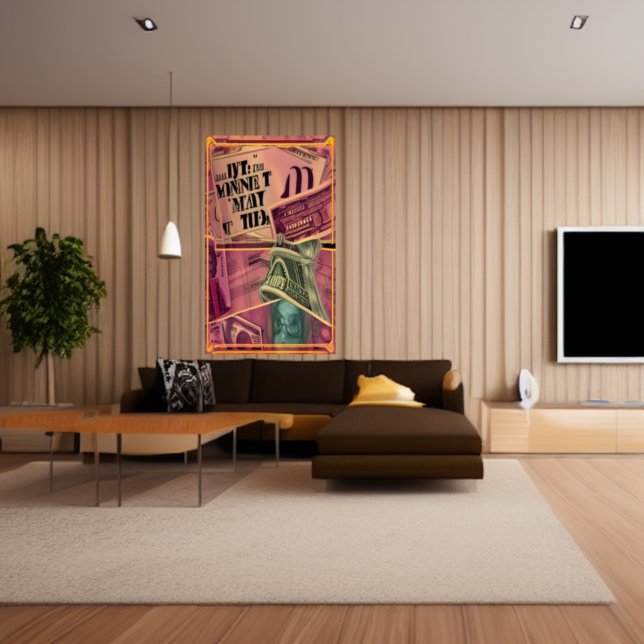 All about money | AI Art  Poster (Creator Uploaded)