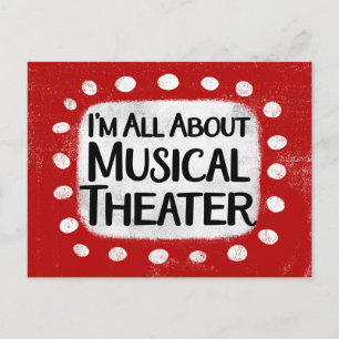 All About Musical Theatre Postcard