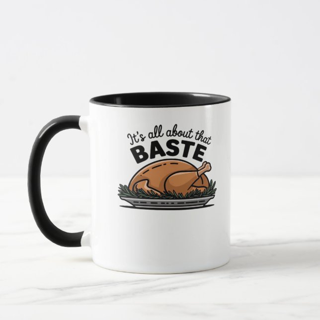 All About That Baste Christmas Classic Mug (Left)