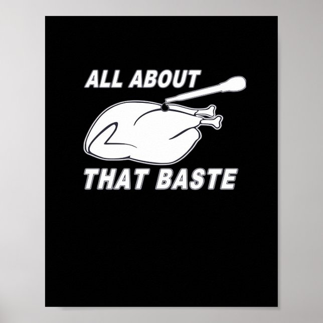 All About That Baste Fitted Scoop Poster (Front)