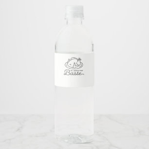 All About That Baste For Thanksgiving Water Bottle Label