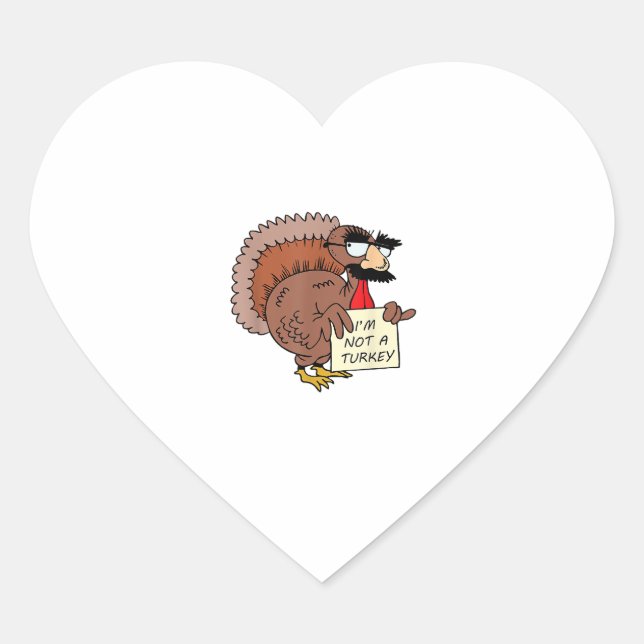 All About that Baste Funny  for Thanksgiving Heart Sticker (Front)