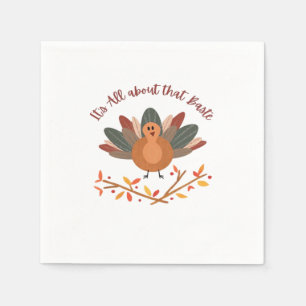 All About That Baste Sloth Classic Whimsical Style Napkin