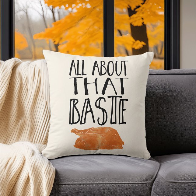 All About That Baste Thanksgiving Turkey Cushion (Creator Uploaded)