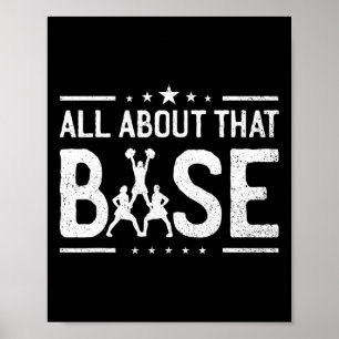 All About That Se Cheerleading Cheerleader Cheer C Poster
