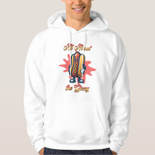 All About the Glizzy Funny Hot dog Humour Hoodie