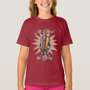 All About the Glizzy Funny Hot dog Humour T-Shirt