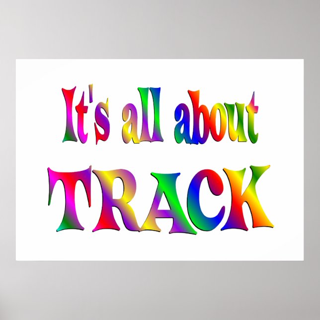 All About Track Poster (Front)