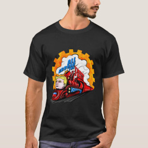 All Abroad The Trump Train 2024 Future Is Bright  T-Shirt