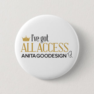All Access Club Button (White)