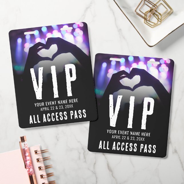 All Access Event VIP ID Badge (Office)