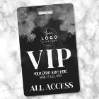 All Access Your Logo Black White VIP