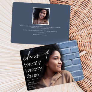 All Aligned Photo Graduation Announcement