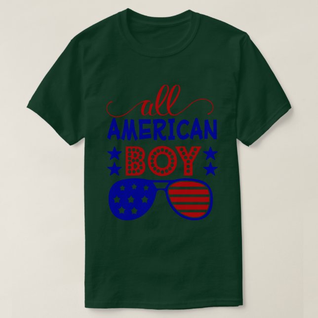 all america boy T-Shirt (Design Front)