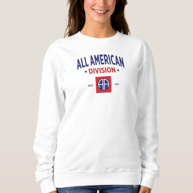 All American - 82nd Airborne Division Women Sweatshirt (Front)