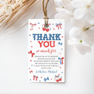 All American Baby Patriotic Favour Gift Tags