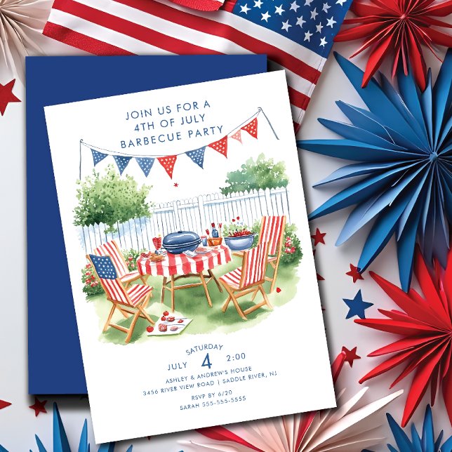 All-American Backyard Barbecue Invitation (Creator Uploaded)