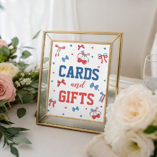 All American Bows Cards and Gifts Sign 8x10