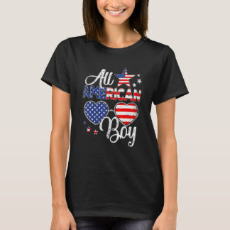 All American Boy 4th Of July Boys Kids Sunglasses  T-Shirt