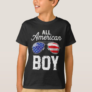 All American Boy 4th Of July Usa Boys Patriotic Te T-Shirt