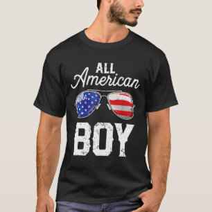 All American Boy 4th Of July Usa Boys Patriotic Te T-Shirt