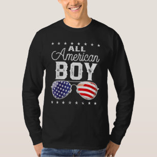 All American Boy 4th Of July USA Sunglasses Family T-Shirt
