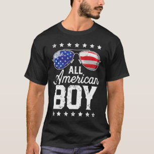 All American Boy 4th Of July Usa Sungles Family Ma T-Shirt